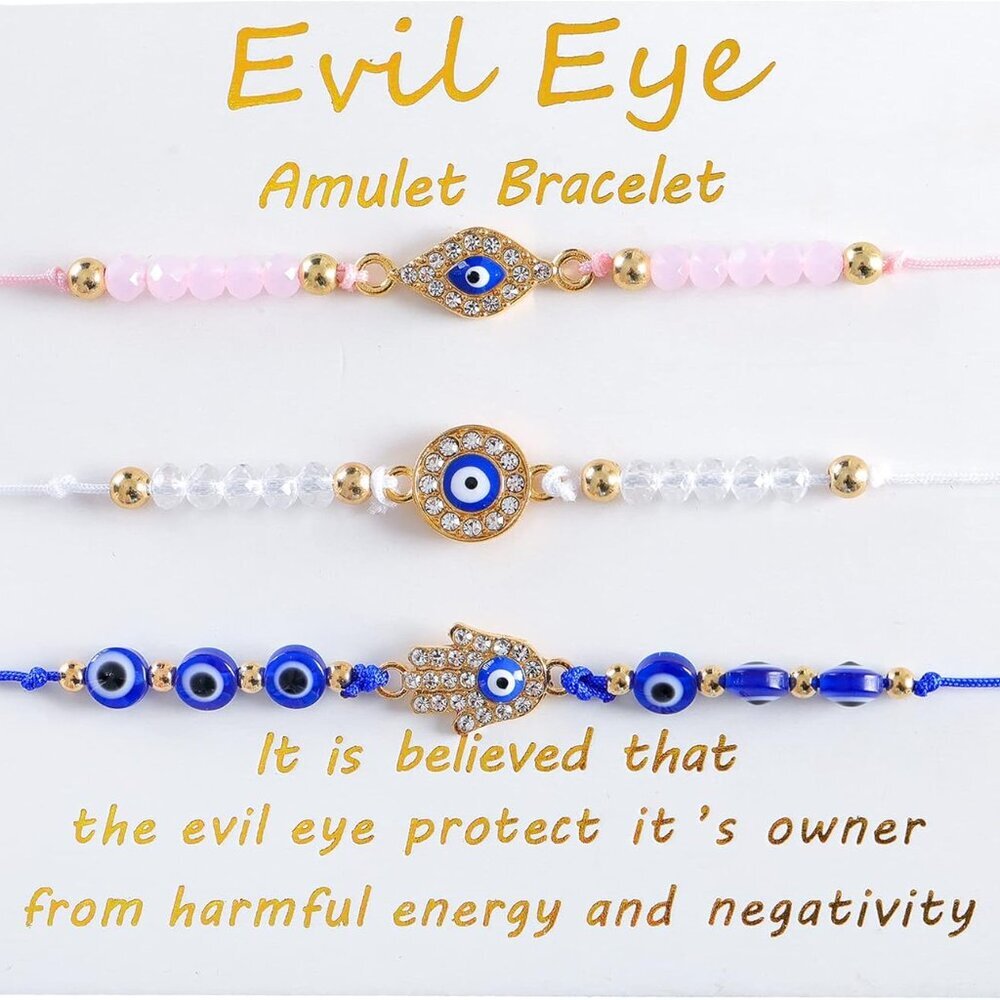 Evil Eye Bracelets Best Friend Bracelets Matching Couple Bracelet for Bff Friend